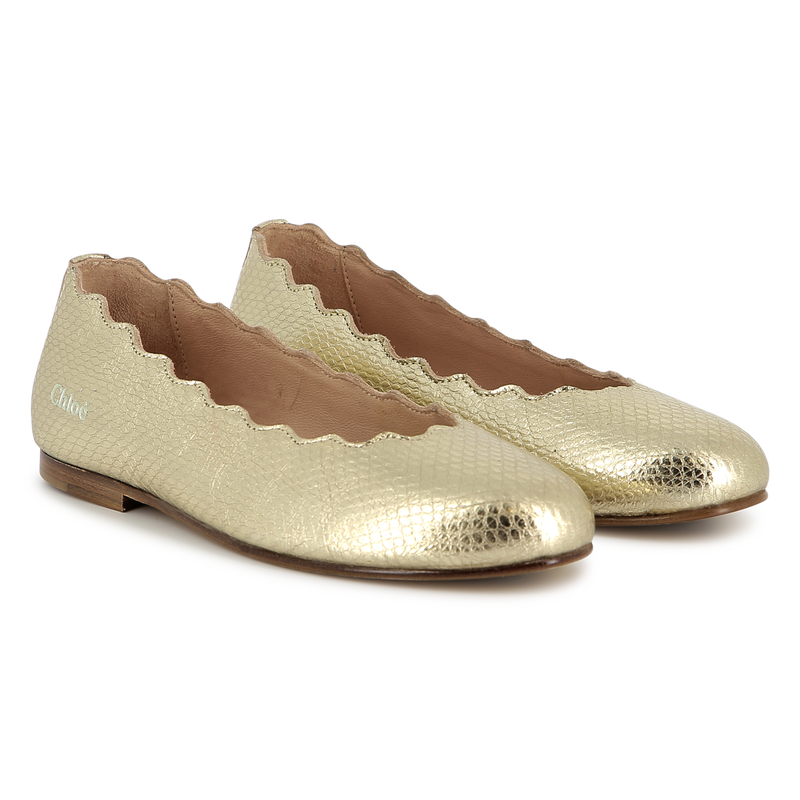 Leather ballet flats CHLOE 
                    GIRL