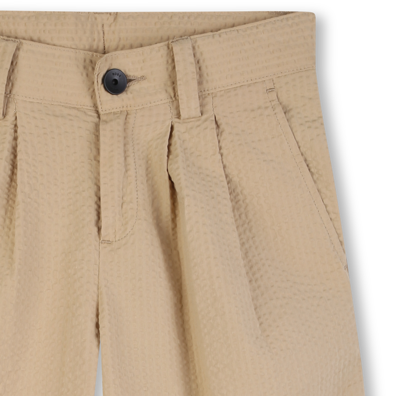 Embossed Print Bermudas BOSS 
                        BOY