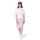 Long cotton and linen shorts DKNY 
                    GIRL