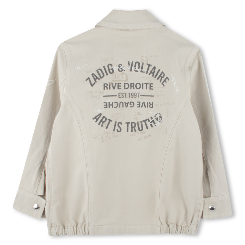 Buttoned military-style jacket ZADIG & VOLTAIRE 
                        BOY