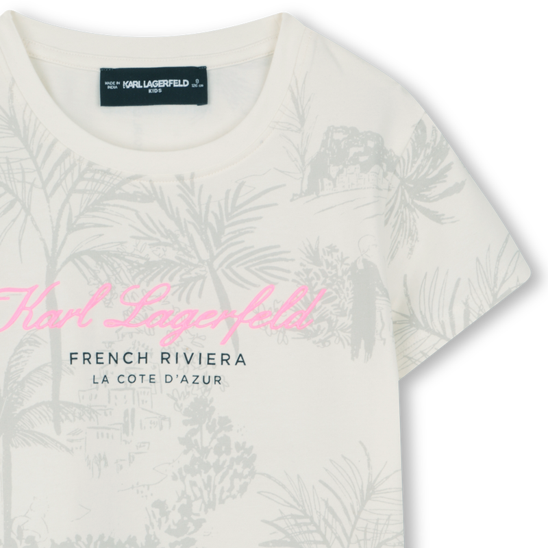 Short-Sleeved T-Shirt KARL LAGERFELD KIDS 
                        GIRL