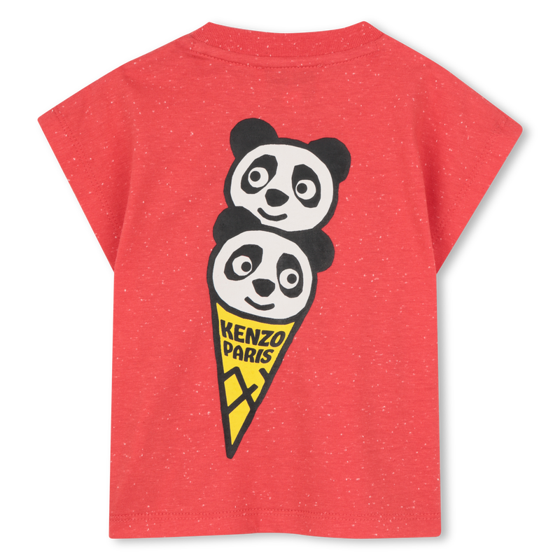 Soft Cotton T-Shirt KENZO KIDS 
                        GIRL