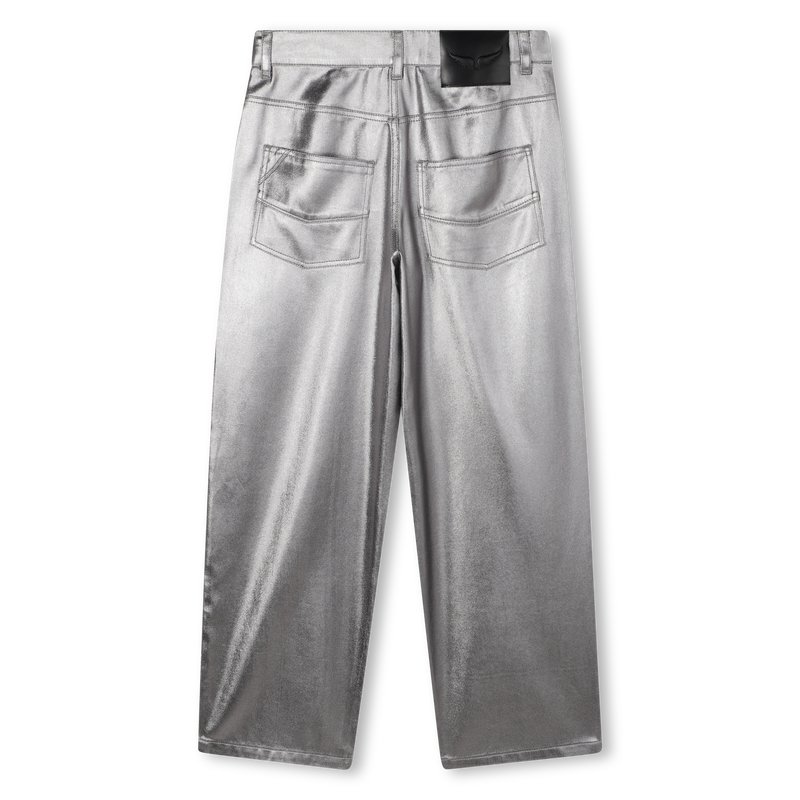 Silver wide-leg trousers ZADIG & VOLTAIRE 
                        GIRL