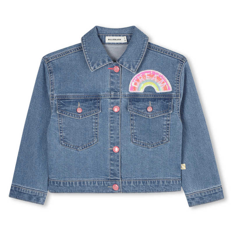 Denim jacket with pockets BILLIEBLUSH 
                        GIRL