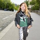 Striped jacket with fancy collar ZADIG VOLTAIRE 
                    GIRL