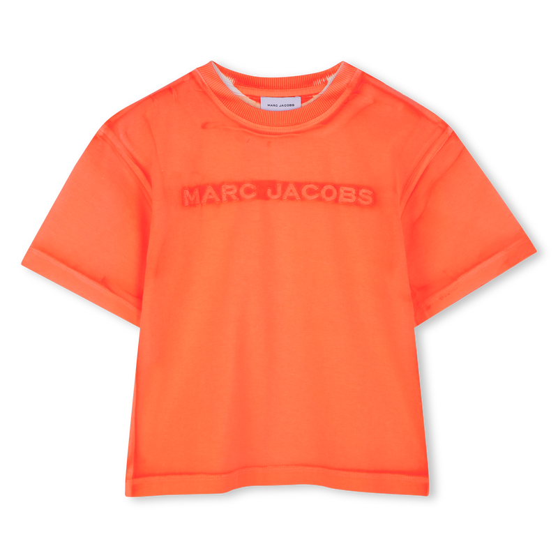 Embroidered cotton T-shirt MARC JACOBS 
                    UNISEX