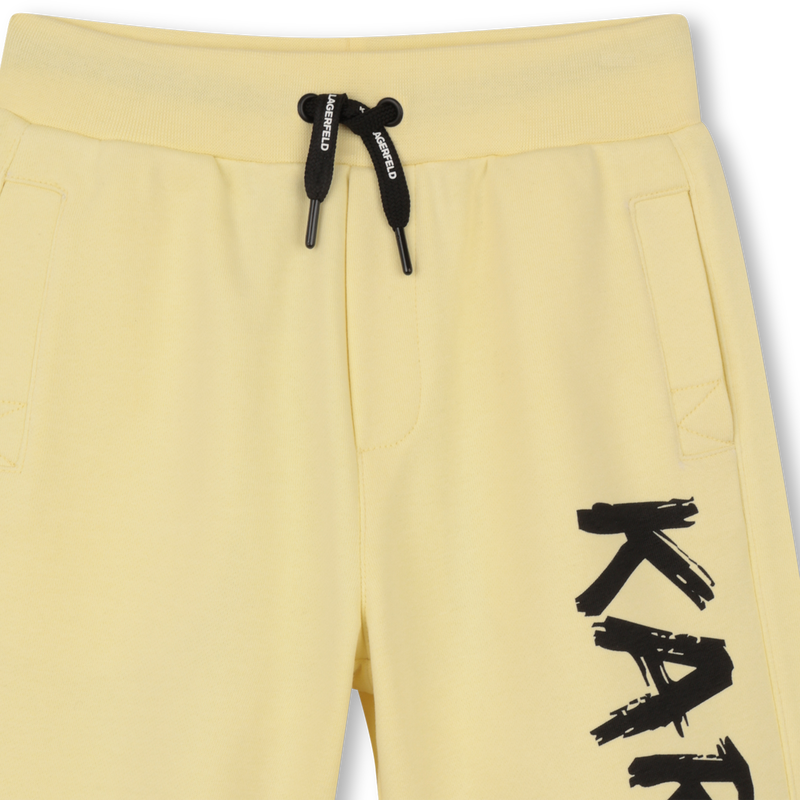Cotton Bermuda Shorts KARL LAGERFELD KIDS 
                        BOY