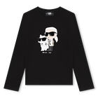 Karl-And-Choupette Graphic Tee KARL LAGERFELD KIDS 
                    GIRL
