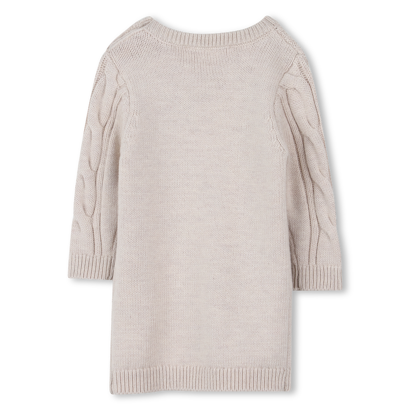 Knitted dress with cables MICHAEL KORS 
                        GIRL