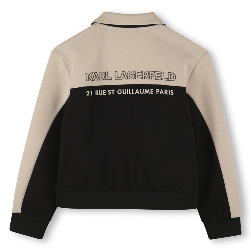 Two-tone cardigan KARL LAGERFELD KIDS 
                        BOY