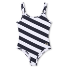 Striped One-piece bathing suit MICHAEL KORS 
                    GIRL