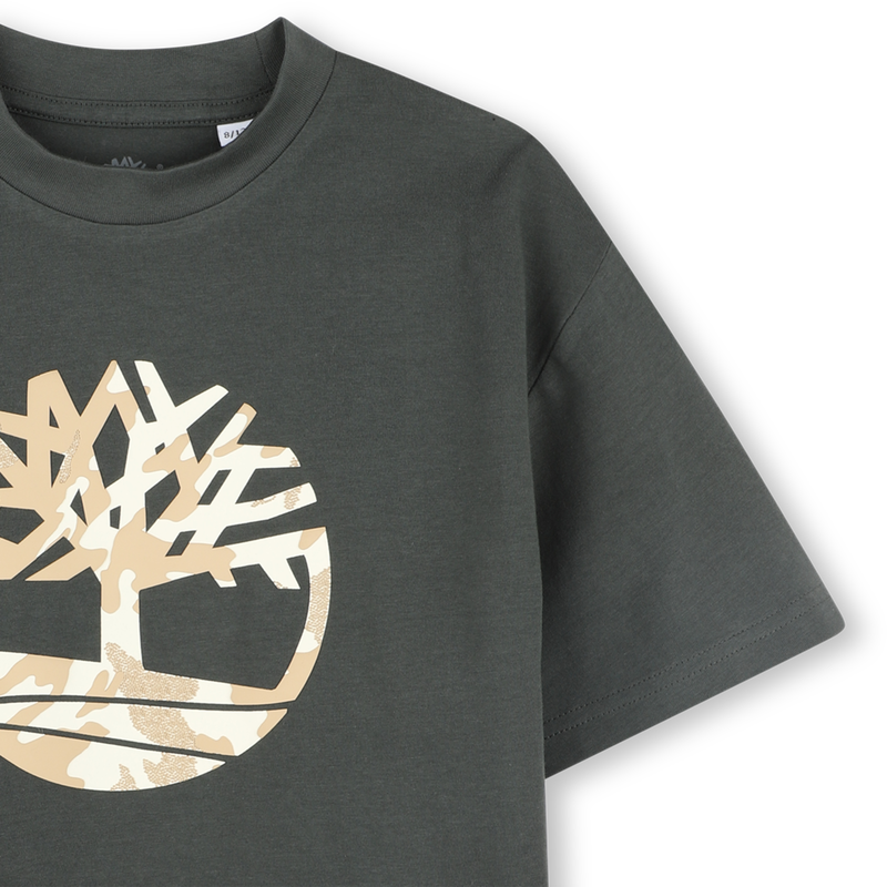 Raised logo print T-shirt TIMBERLAND 
                        BOY