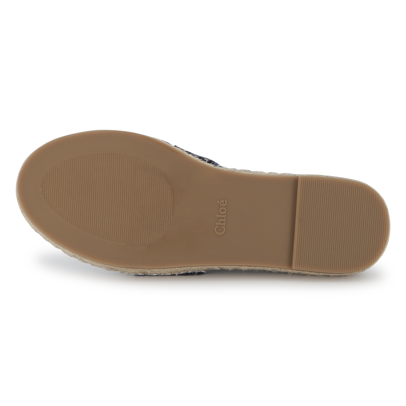 Striped canvas espadrilles CHLOE 
                    GIRL