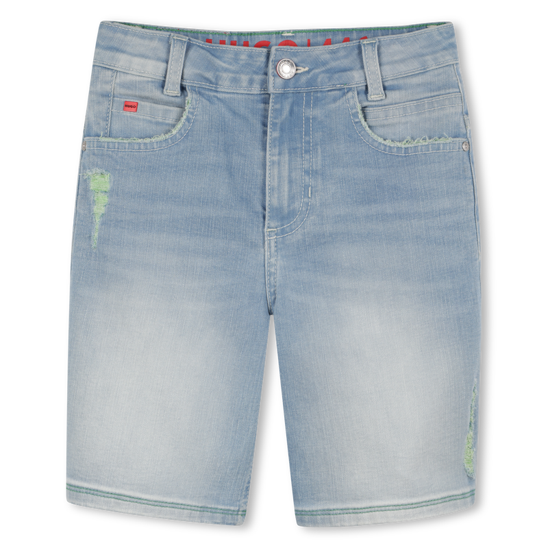 5-pocket denim Bermuda shorts HUGO 
                    BOY
