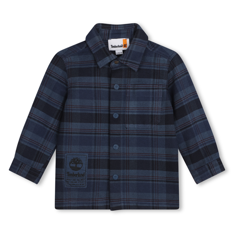 Checked Twill Shirt TIMBERLAND 
                        BOY