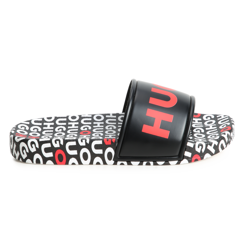 Logo pool slides HUGO 
                    BOY