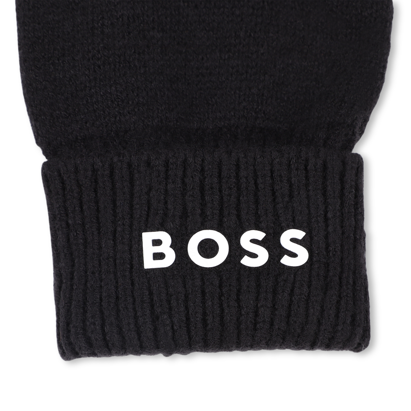 Jersey knit glove BOSS 
                        BOY