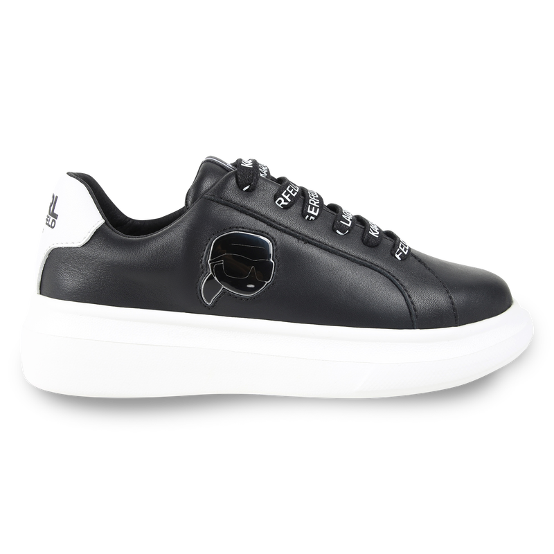 Low-Top Leather Sneakers KARL LAGERFELD KIDS 
                    BOY