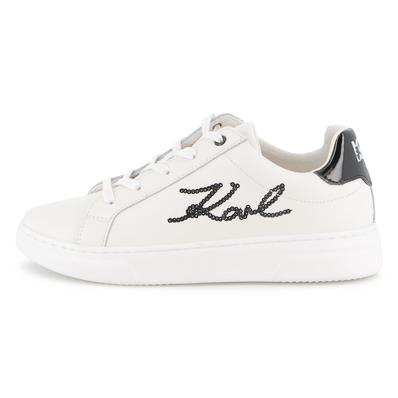 Lace-up low-top sneakers KARL LAGERFELD KIDS 
                        GIRL