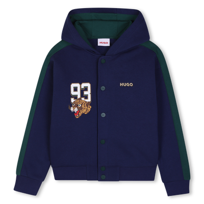 FLEECE CARDIGAN HUGO BOY