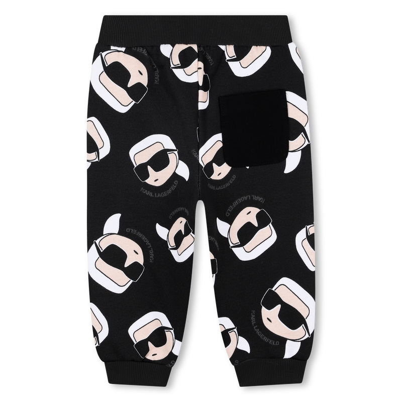 Brushed fleece pants KARL LAGERFELD KIDS 
                        BOY