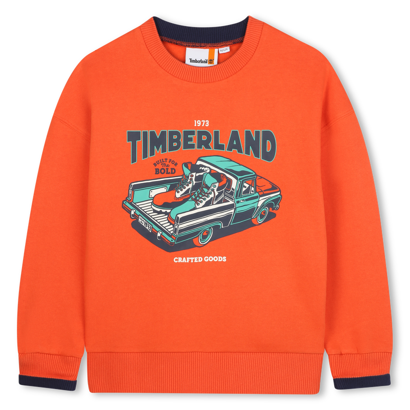 Brushed fleece sweatshirt TIMBERLAND 
                        BOY
