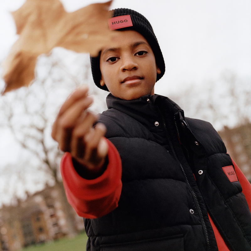 Plain Puffer Vest Jacket HUGO 
                        BOY