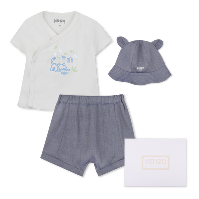 Cotton Outfit Set KENZO KIDS BOY