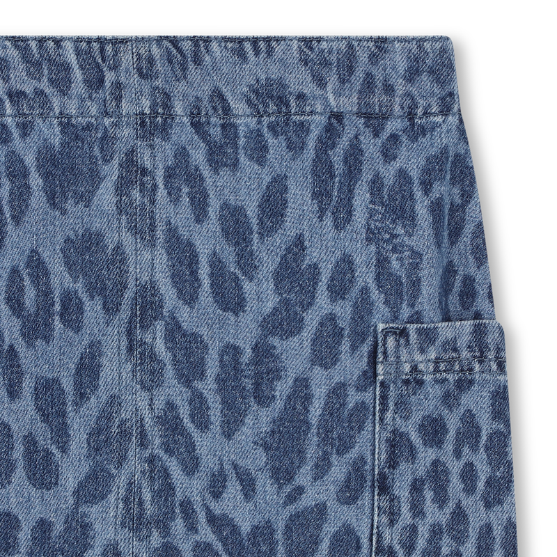 Leopard print denim skirt ZADIG & VOLTAIRE 
                    GIRL