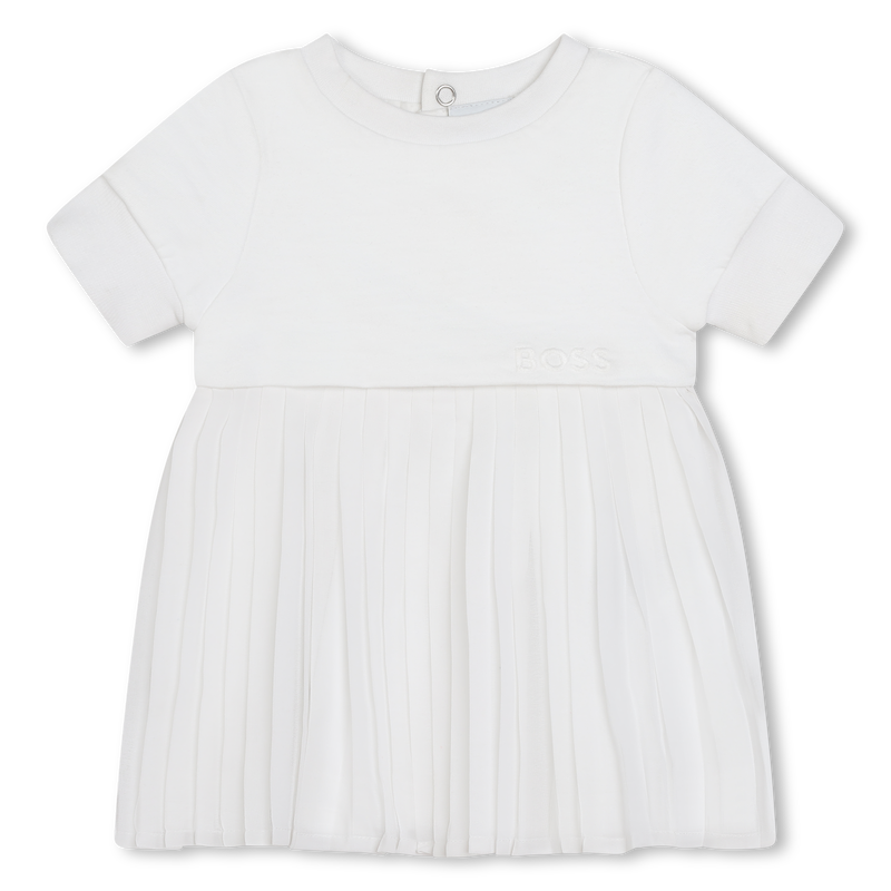 Short-sleeved pleated dress BOSS 
                    GIRL