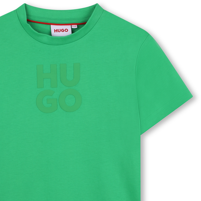 Short-sleeved cotton T-shirt HUGO 
                    BOY