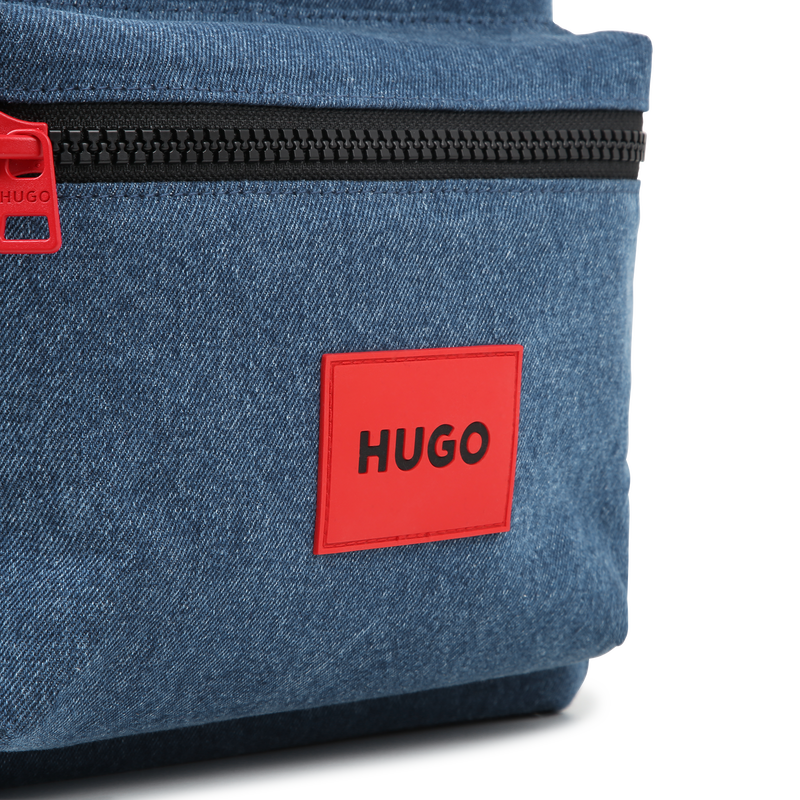 Cotton denim backpack HUGO 
                    BOY