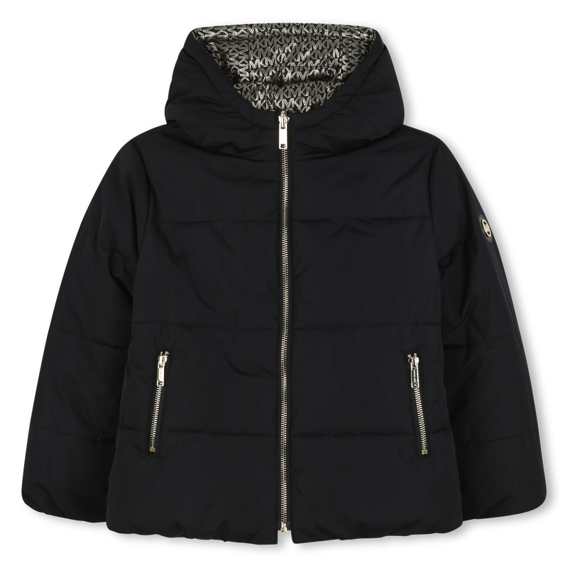 Reversible hooded puffer jacket MICHAEL KORS 
                        GIRL