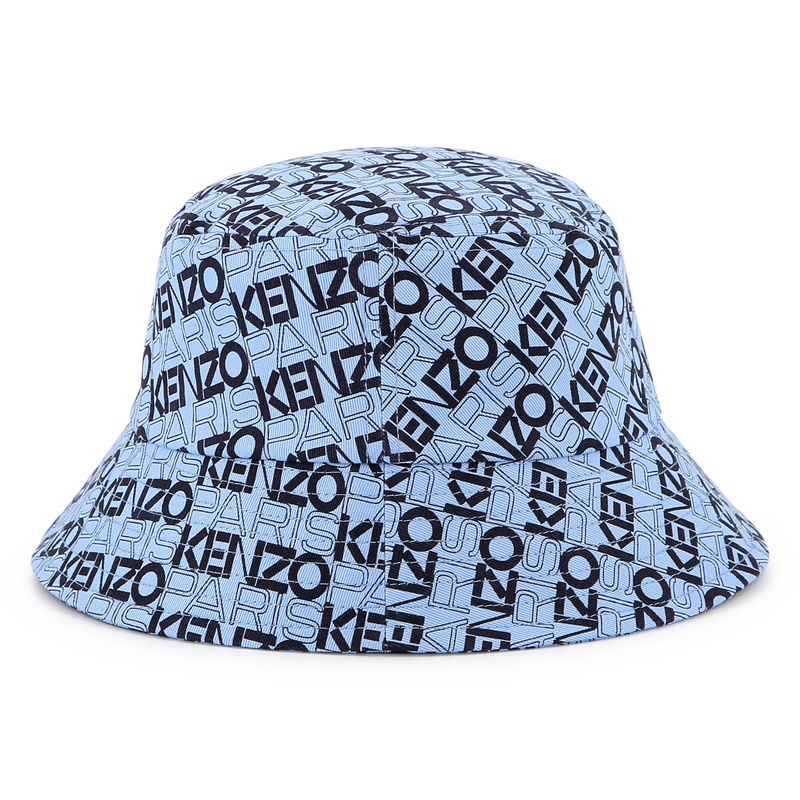 Printed cotton bucket hat KENZO KIDS 
                        UNISEX