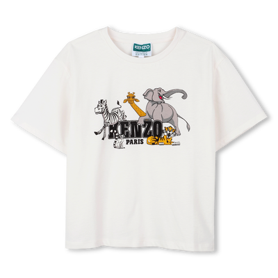 Short-sleeved T-shirt KENZO KIDS GIRL