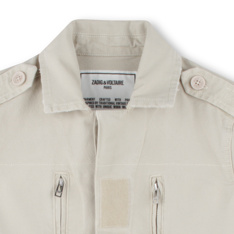 Buttoned military-style jacket ZADIG & VOLTAIRE 
                        BOY