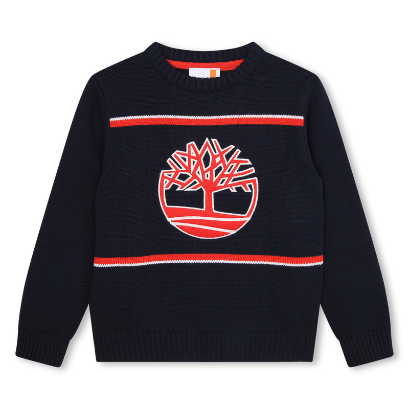 Knit logo and stripes jumper TIMBERLAND 
                    BOY