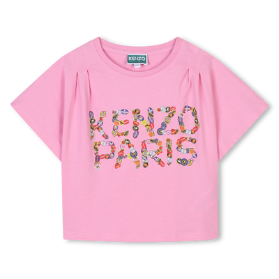 KENZO トラプリント Tシャツ XS ピンク - メルカリ
