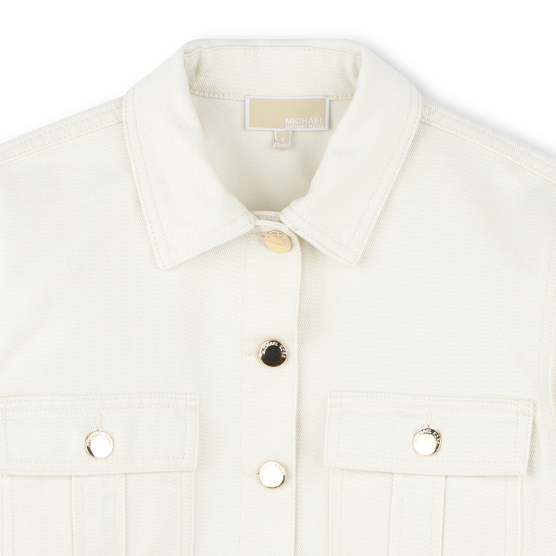 Cotton twill jacket MICHAEL KORS 
                        GIRL