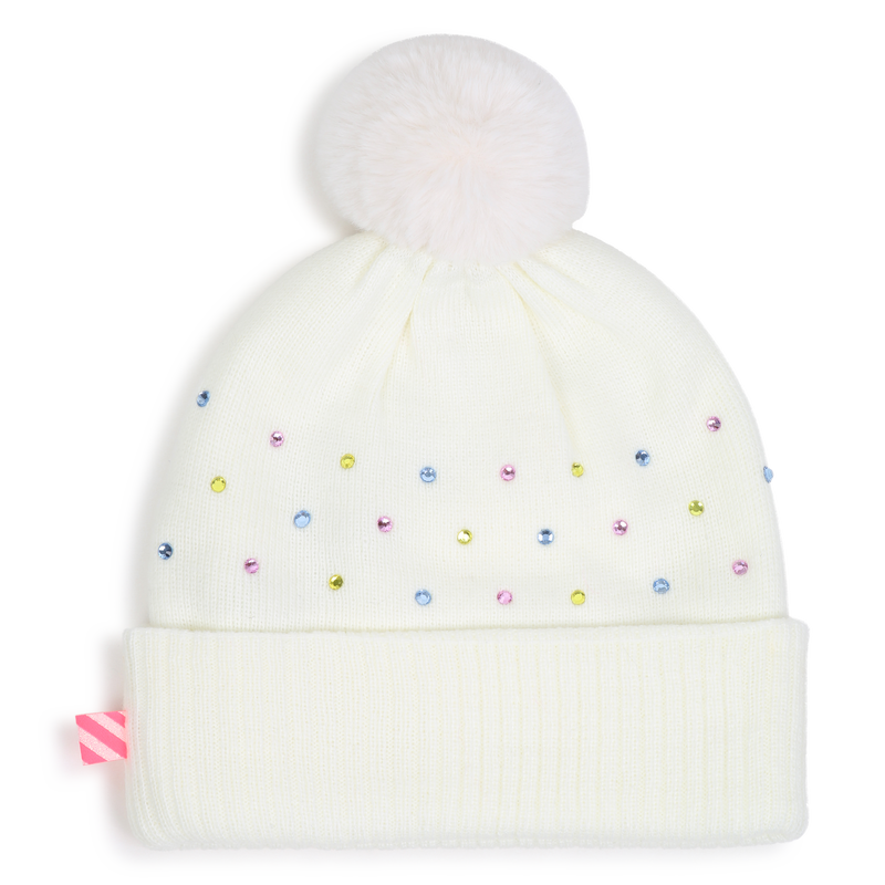 Multicolored rhinestone beanie BILLIEBLUSH 
                        GIRL