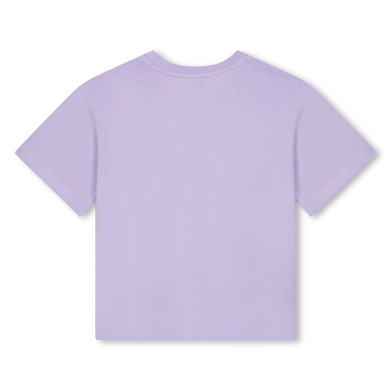 Short-Sleeved Cotton T-Shirt KENZO KIDS 
                    GIRL
