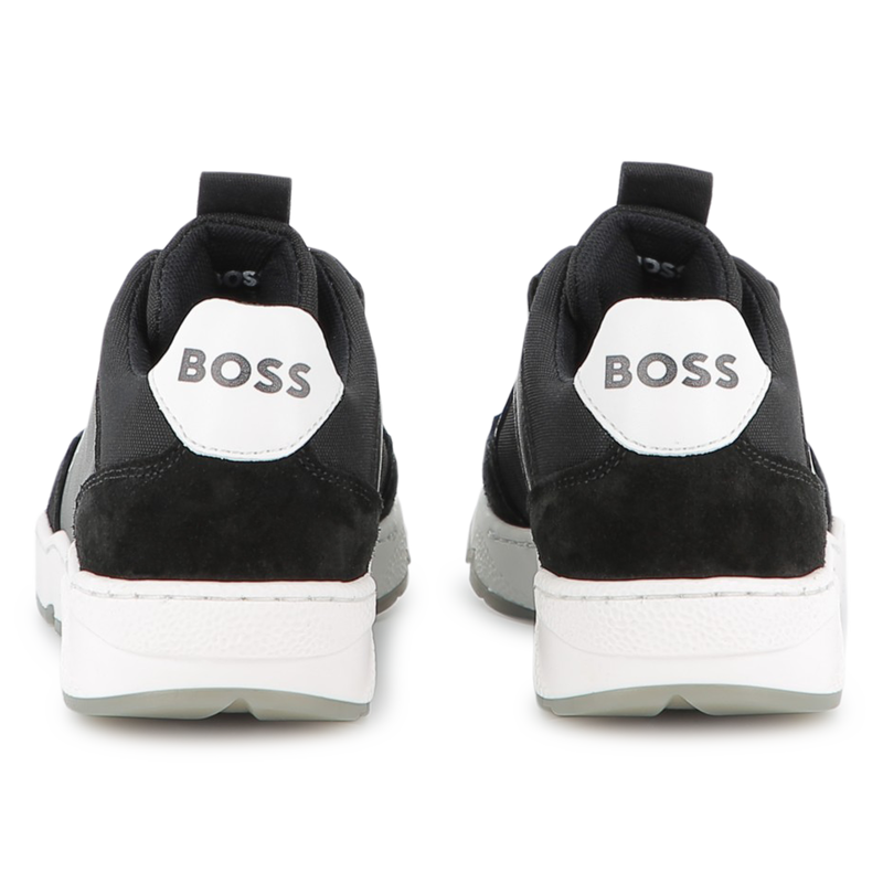 Faux and canvas sneakers BOSS 
                        BOY