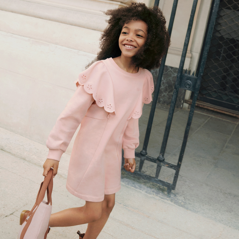 Ruffled Fleece Dress CHLOE 
                    GIRL