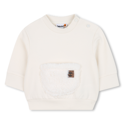 Printed brushed fleece sweatshirt TIMBERLAND BOY
