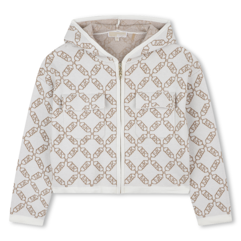 Hooded cardigan MICHAEL KORS 
                    GIRL