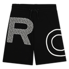 Elasticated-waist Bermudas, BLACK, hi-res