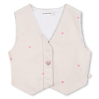 Printed sleeveless jacket BILLIEBLUSH 
                    GIRL