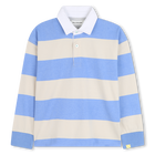 Striped long-sleeved polo shirt BILLIEBLUSH 
                    BOY