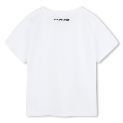 T-shirt with prints KARL LAGERFELD KIDS GIRL