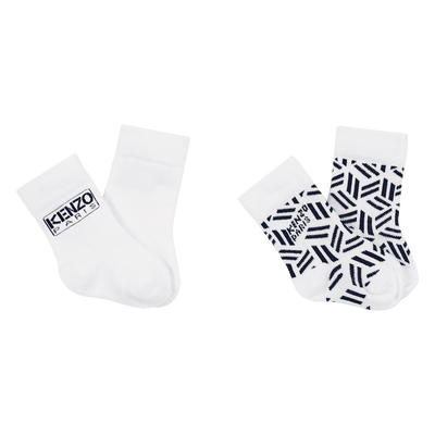 Set of 2 pairs of knitted socks KENZO KIDS UNISEX